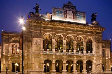 世界著名歌剧院维也纳剧院　奥地利的Vienna's theater