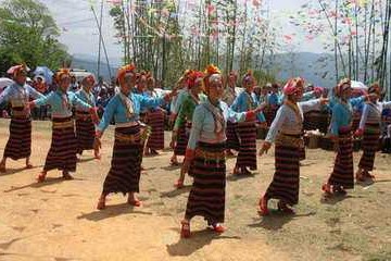中国少数民族歌舞选德昂族舞蹈欣赏